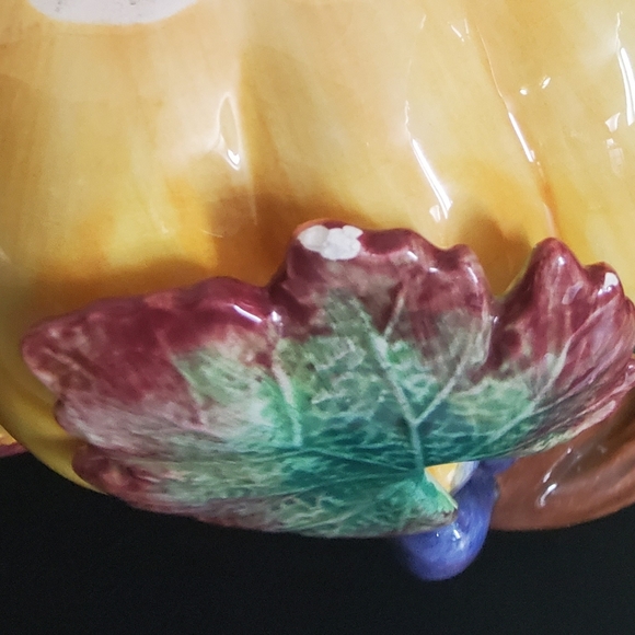 Vintage Fitz and Floyd Pumpkin Shaped Bowl - Picture 8 of 9